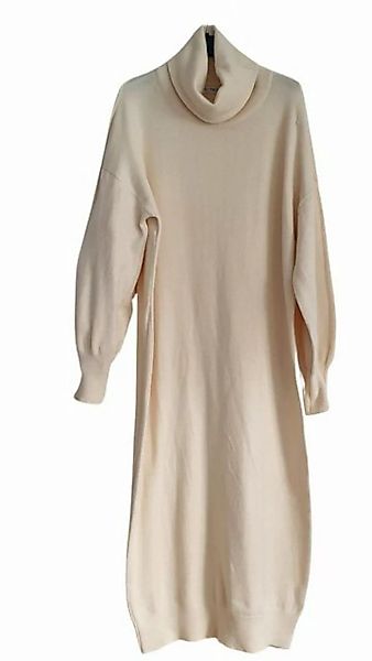Charis Moda Strickkleid Maxi Strick Kleid mit Rollkragen Oversize Look günstig online kaufen