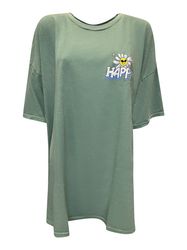 Worldclassca T-Shirt Worldclassca Oversized Print HAPPY günstig online kaufen