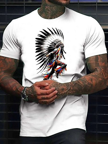 RMK T-Shirt Herren Print Shirt Rundhals kurzarm Streetwear günstig online kaufen