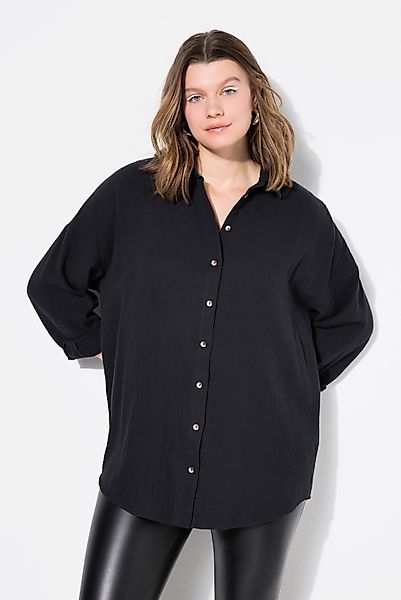 Studio Untold Hemdbluse Musselin Bluse oversized günstig online kaufen