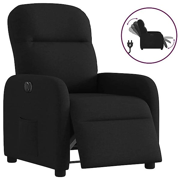 vidaXL Relaxsessel Elektrisch Schwarz Stoff 3302954 günstig online kaufen