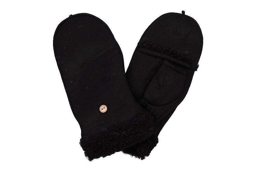 MIRROSI Thermohandschuhe Damen Handschuhe 2 in 1 mit klapppbare Manschette günstig online kaufen