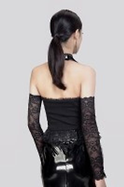PVC Gothic Halterneck Top günstig online kaufen