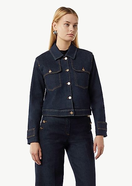 Comma Jeansjacke Raw-Denim (1, 1-St) Boxy, günstig online kaufen