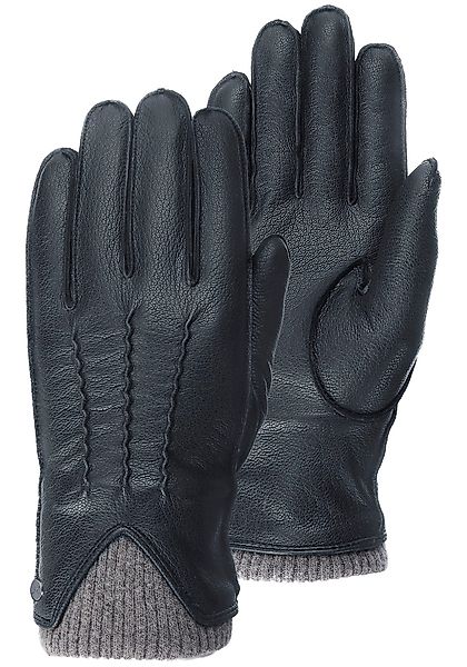 PEARLWOOD Lederhandschuhe John Elastischer Bund mit günstig online kaufen