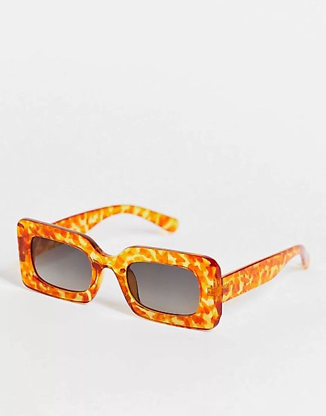 AJ Morgan – Eckige Sonnenbrille für Damen in Rostbraun günstig online kaufen