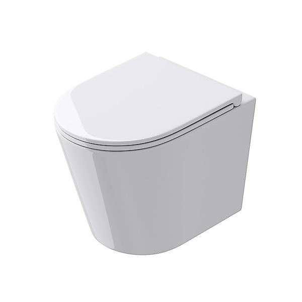 doporro Tiefspül-WC Hänge WC Spülrandlos Wand-WC günstig online kaufen