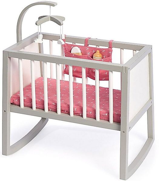 MUSTERKIND® Puppenwiege Viola, grau/weiß günstig online kaufen