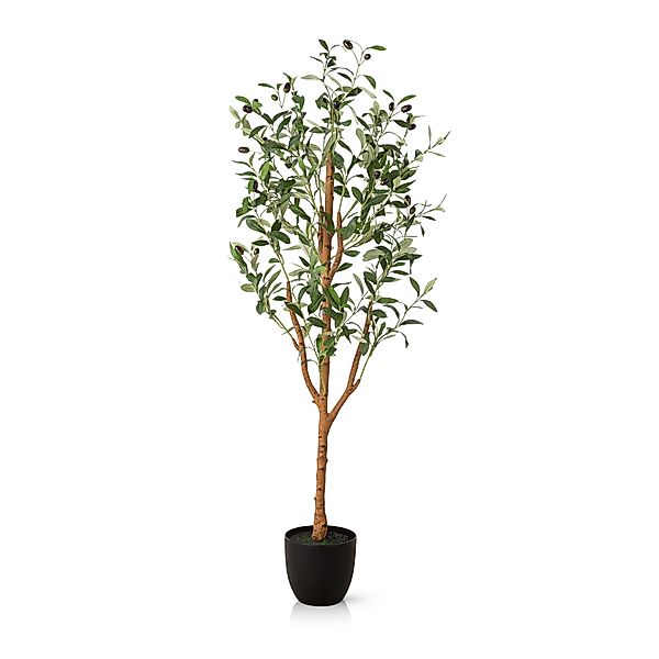 Kunstbaum Künstlicher Olivenbaum, Kunstpflanze Olivenbaum künstlich günstig online kaufen