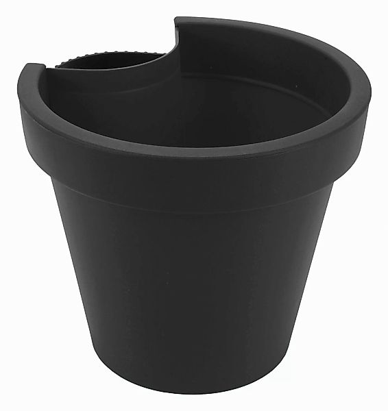 Spetebo Blumentopf Kunststoff Blumentopf für Regenrohr günstig online kaufen