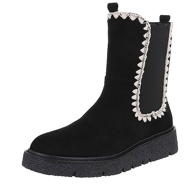 Ital-Design Damen Freizeit Stiefelette (88460362) Keilabsatz/Wedge Keilstie günstig online kaufen