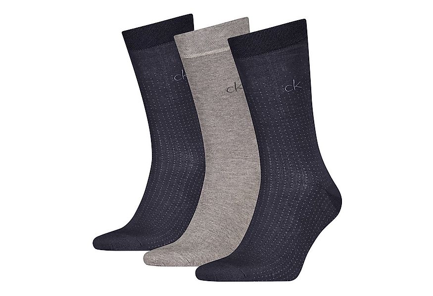 Calvin Klein Socken CK MEN SOCK 3P GIFTBOX DROPNEEDLE GRID (3er Pack) günstig online kaufen
