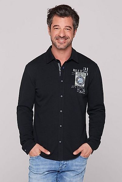 CAMP DAVID Langarmhemd aus Baumwolle günstig online kaufen