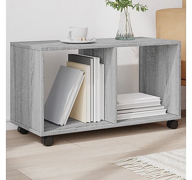 vidaXL Beistelltisch Rollschrank Grau Sonoma 72x33x42,5 günstig online kaufen