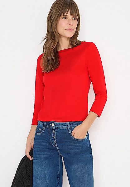 CECIL 3/4-Arm-Shirt mit U-Boot-Ausschnitt günstig online kaufen