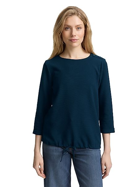 TOM TAILOR Langarmshirt mit Knöpfen an günstig online kaufen