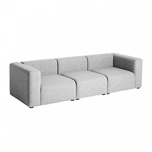 HAY - Mags 3-Sitzer Sofa 268,5x95,5x67cm - hellgrau/Stoff Hallingdal 130/Bx günstig online kaufen