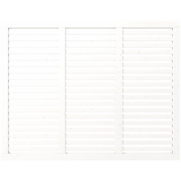 Sichtschutzzaun Harmoni Nadelholz Weiß 180 cm x 140 cm günstig online kaufen