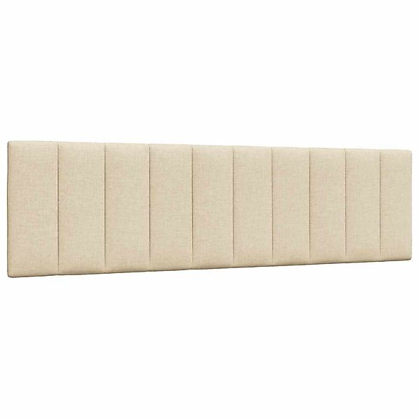vidaXL Bett, Kopfteil-Kissen Creme 180 cm günstig online kaufen