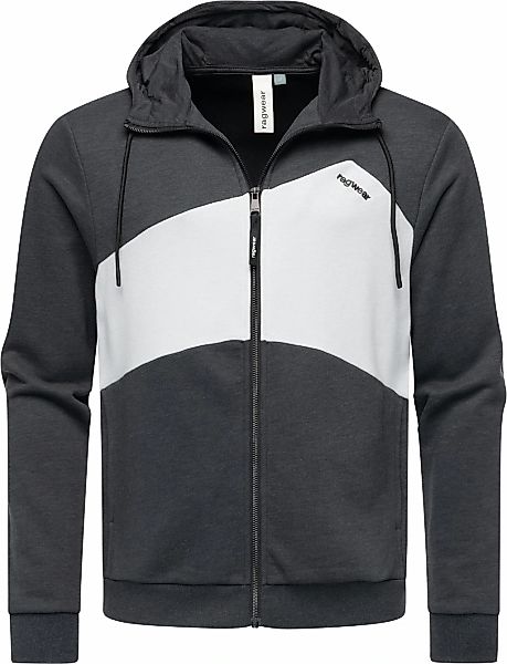 Ragwear Kapuzensweatjacke "Wilso", Herren Basic Sweatjacke im Colourblockin günstig online kaufen
