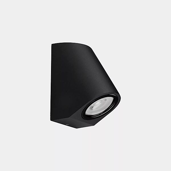 LEDS-C4 Außenwandlampe Eko Inclined, schwarz, Breite 7 cm günstig online kaufen