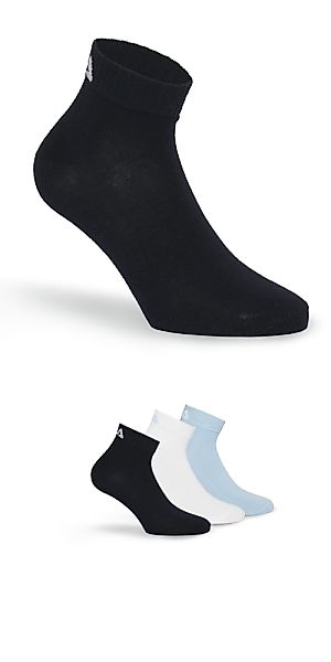 Fila Kurzsocken "UNISEX INVISIBLE PLAIN SOCKS", (3 Paar), mit Logostickerei günstig online kaufen