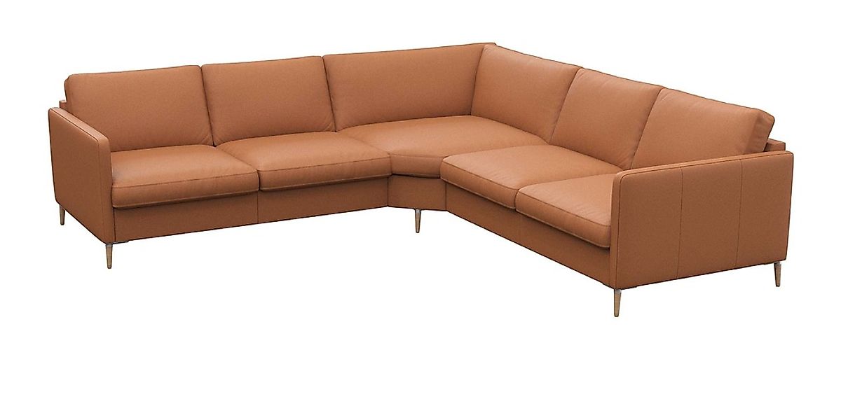 FLEXLUX Ecksofa "Fiore, gleichschenklig, bequem durch hochwertigem Sitzaufb günstig online kaufen