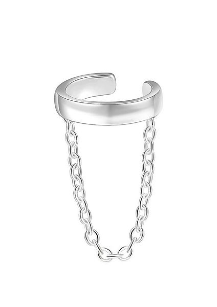 Hey Happiness Ohrklemme Ear Cuff Kette hängend, Ohrring Silber 925 Damen, O günstig online kaufen