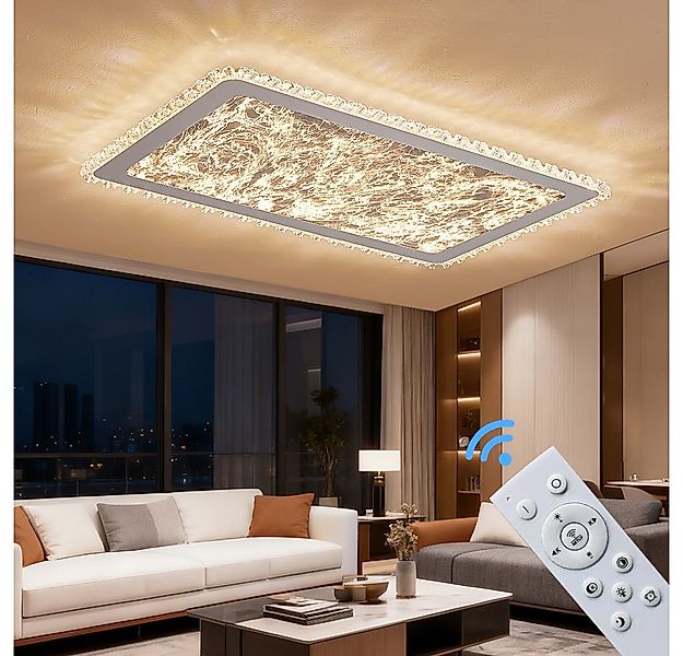 Eurotondisplay LED Deckenleuchte LED Deckenleuchte mit Fernbedienung Lichtf günstig online kaufen