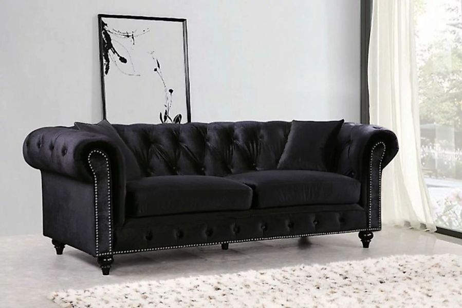 JVmoebel Chesterfield-Sofa, Chesterfield Design Luxus Polster Sofa Couch günstig online kaufen