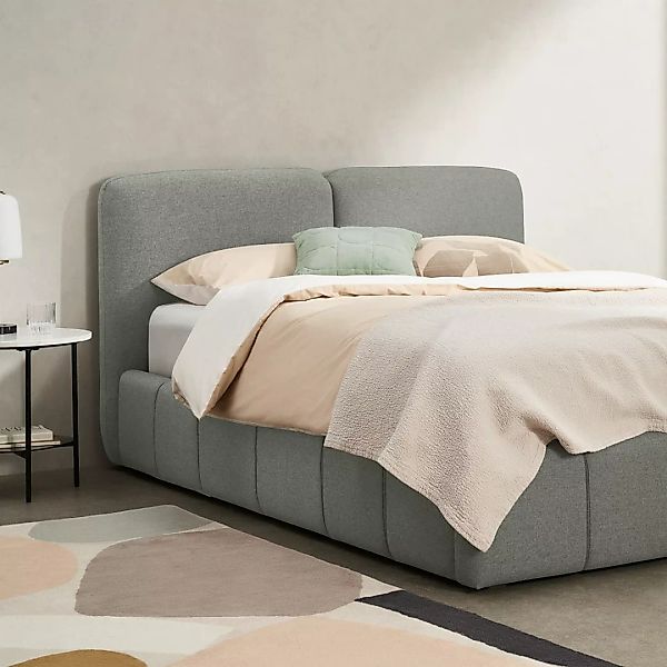 Custom MADE Maxmo Polsterbett mit Bettkasten (160 x 200 cm), Baumwollsamt i günstig online kaufen