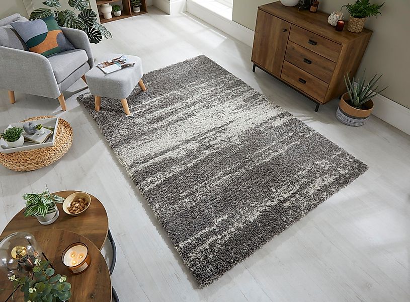 FLAIR RUGS Hochflor-Teppich Reza, rechteckig, Höhe: günstig online kaufen