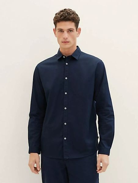 TOM TAILOR Langarmhemd Hemd mit Kentkragen günstig online kaufen