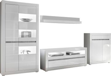 INOSIGN Wohnwand "Carat" Set, 4 Stk. tlg. wird jeweils mit zwei Leisten ang günstig online kaufen