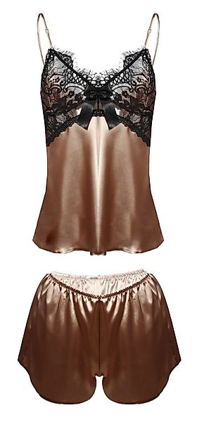 DKaren Pyjama einfarbiges 2teiliges Nachtwäsche-Set (Top, günstig online kaufen