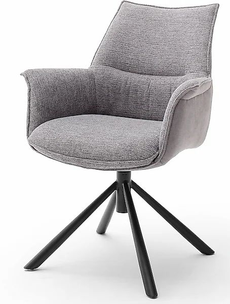 MCA furniture Esszimmerstuhl »KONYA«, Chenille, 2er-Set, 360° drehbar, Bela günstig online kaufen