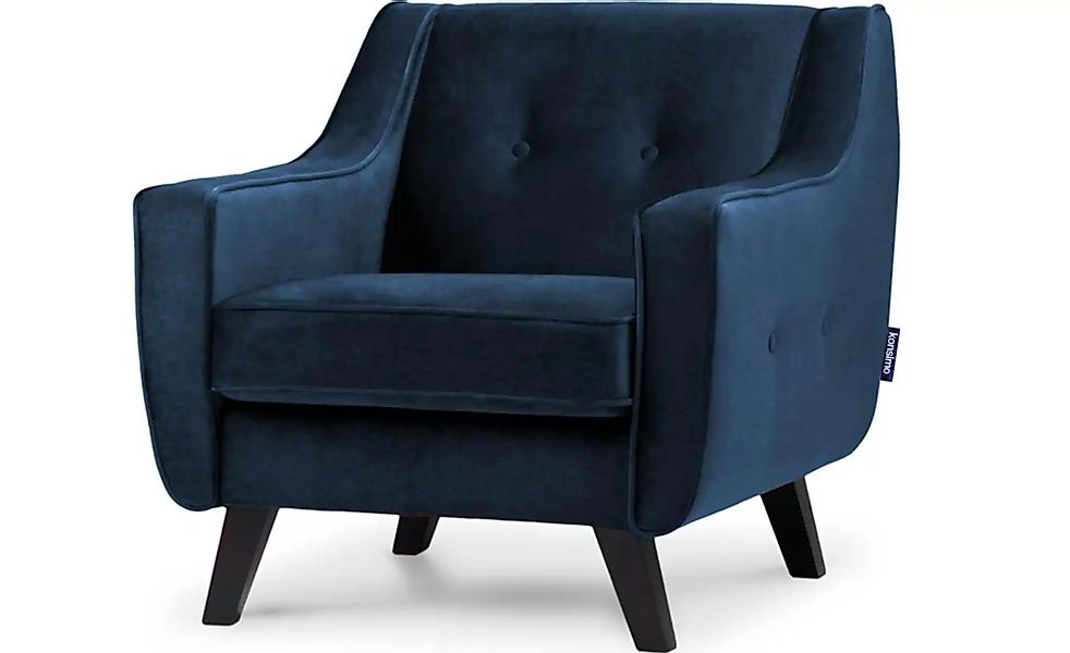 KONSIMO Sessel  Terso ¦ blau ¦ Maße (cm): B: 84 H: 81 Polstermöbel > Sessel günstig online kaufen