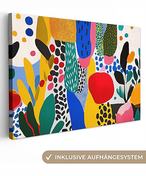 OneMillionCanvasses® Leinwandbild Punkte - Formen - günstig online kaufen