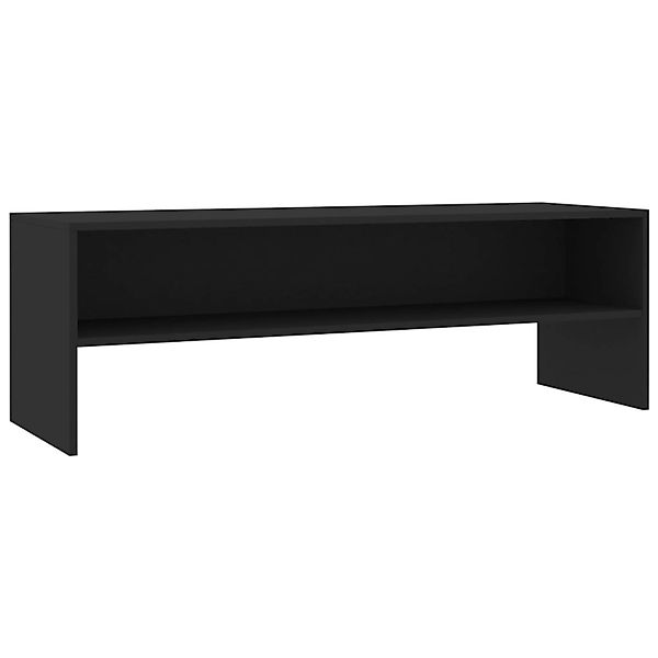 Tv-schrank Schwarz 120 X 40 X 40 Cm Spanplatte günstig online kaufen