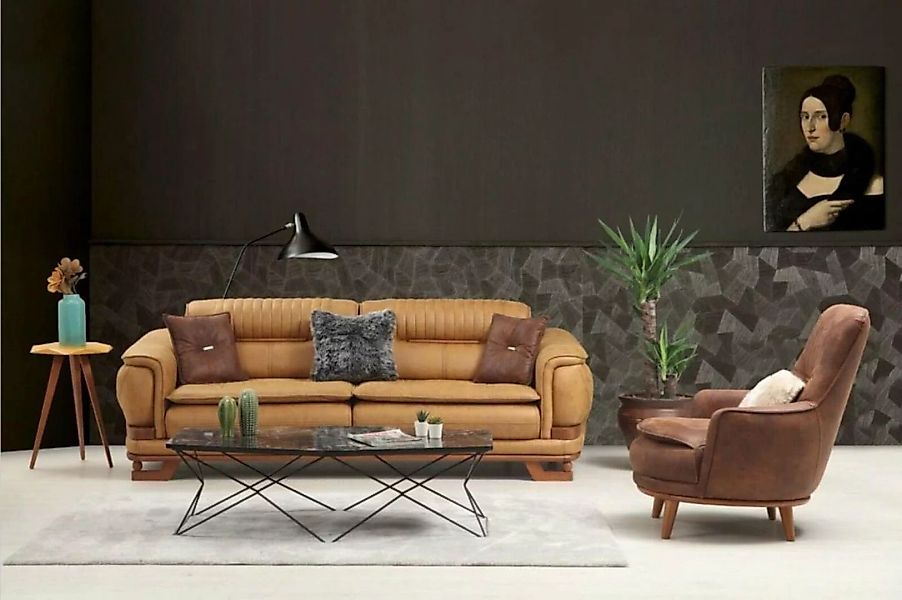 JVmoebel Sofa Garnitur Sofagarnitur Sofa Luxus Komplette Couchgarnitur 3+1 günstig online kaufen