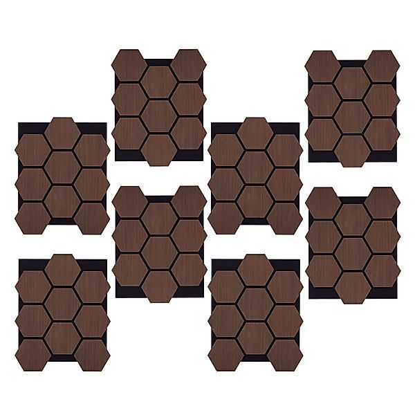 Homestyle4u Wandpaneel je 76x62 cm Hexagon günstig online kaufen