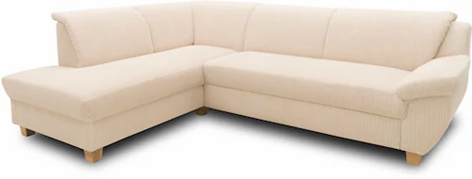 Home affaire Ecksofa »Yesterday L-Form«, wahlweise mit Bettfunktion, auch i günstig online kaufen