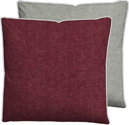 Biberna Kissenbezug "Hermal Flanell mit Reißverschluss, Melange-Optik, Wend günstig online kaufen