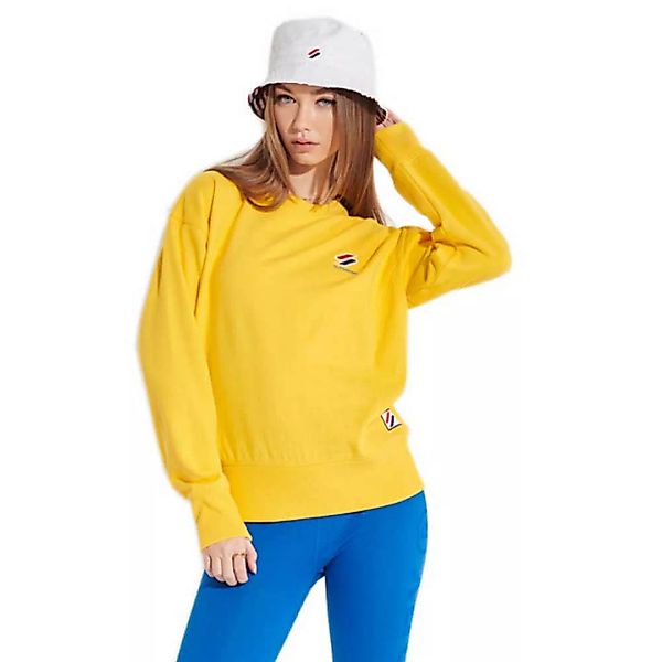 Superdry Sportstyle Essential Crew Sweatshirt M Nautical Yellow günstig online kaufen