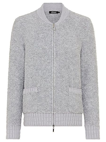 Olsen Strickjacke mit Rundhalsausschnitt günstig online kaufen
