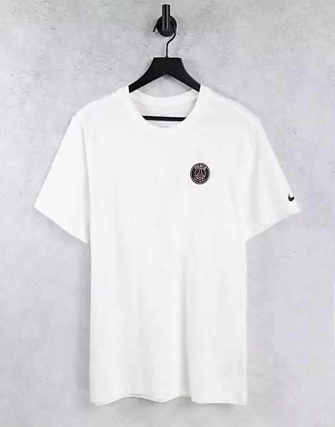 Nike Football – Paris Saint-Germain Travel – T-Shirt in Weiß günstig online kaufen
