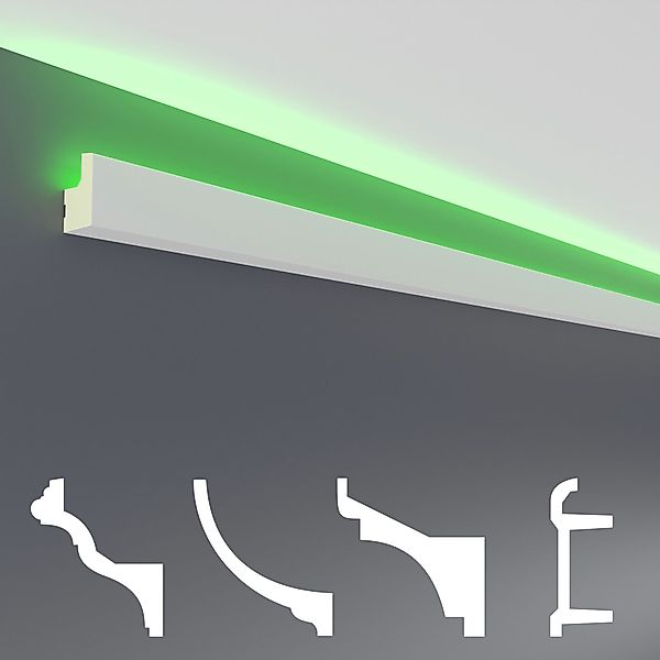 Hexim Eckprofil LED-19 (LED Stuckleisten - günstig online kaufen