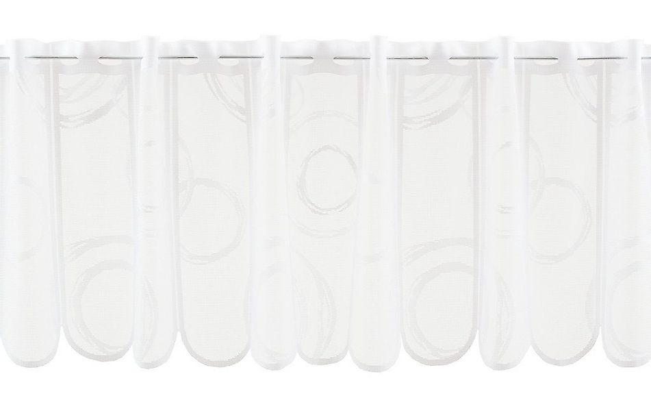 Gardinen Kranzusch Scheibengardine Kringel, Stangendurchzug, transparent, K günstig online kaufen