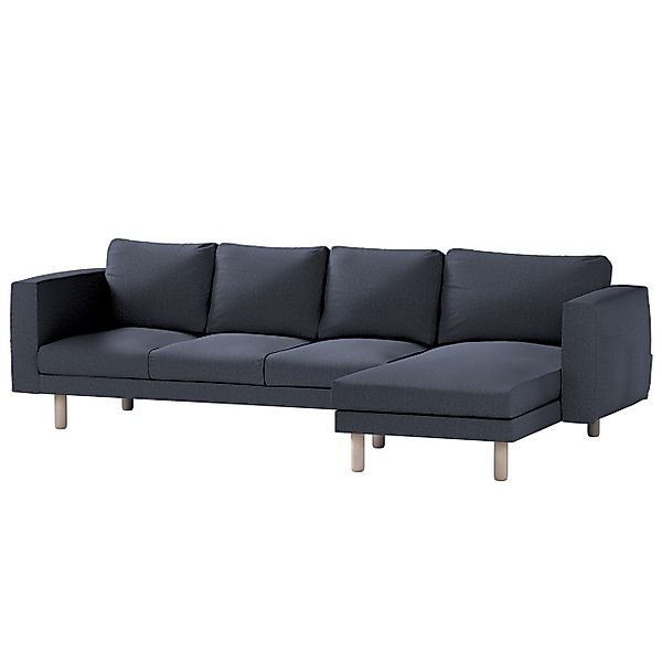 Bezug für Norsborg 4-Sitzer Sofa mit Recamiere, dunkelblau, Norsborg Bezug günstig online kaufen