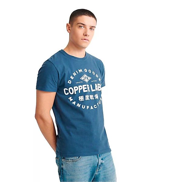 Superdry Copper Label Kurzarm T-shirt S Navy Blue günstig online kaufen
